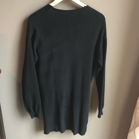 Anthropologie Postmark Stowe Wrap Sweater Black - Picture 6 of 6